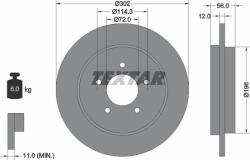 Textar 92197803 - Disc frana spate - stanga / dreapta - fara pivot de fixare a rotii FORD MAVERICK. FORD USA ESCAPE. MAZDA TRIBUTE 2.0 - 3.0 03.00 - - Textar-92197803 (TEXTAR92197803)