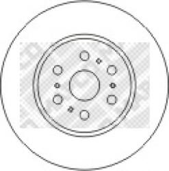 Delphi Frana disc Disc frana Delphi BG3847 - compatibil Mitsubishi (DELPHIBG3847)