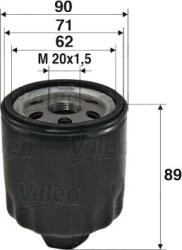 Valeo Filtru ulei Valeo 586004 - compatibil Renault, Jeep (VALEO586004)