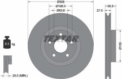 Textar Frana disc Disc frana Textar 92306703 (TEXTAR92306703)