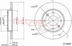 Ferodo Frana disc Disc frana Ferodo DDF995 - compatibil Peugeot, Citroën (FERODODDF995)