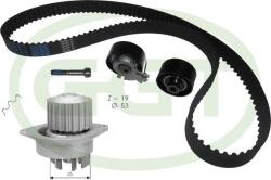 GGT Set curea distributie GGT KPA20049 - compatibil Peugeot, Citroën (GGTKPA20049)