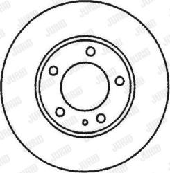 Ferodo Frana disc Disc frana Ferodo DDF760 - compatibil Peugeot, Citroën, Fiat, Lancia (FERODODDF760)
