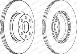 Ferodo Frana disc Disc frana Ferodo DDF1298C - compatibil Fiat, Vauxhall, Opel (FERODODDF1298C)