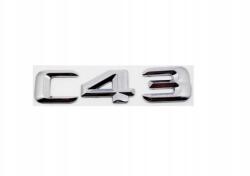 Mercedes-Benz Mercedes Embléma C43, króm, ABS, 14×2, 3cm