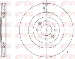 Triscan 8120 28147C - DISC FRANA - compatibil Peugeot. Ds. Citroën - Triscan-8120 28147C (TRISCAN812028147C)