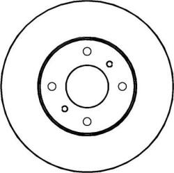 Delphi Frana disc Disc frana Delphi BG3596 - compatibil Nissan (DELPHIBG3596)