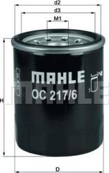 Mahle Filtru ulei Mahle OC 217/6 - compatibil Fiat, Nissan, Suzuki - MAHLE-OC 217/6 (MAHLEOC2176)