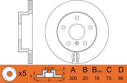 Ferodo Frana disc Disc frana Ferodo DDF1697C (FERODODDF1697C)