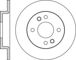 Delphi Frana disc Disc frana Delphi BG3981C (DELPHIBG3981C)