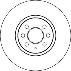 Delphi BG3989 - DISC FRANA - compatibil Opel - Delphi-BG3989 (DELPHIBG3989)