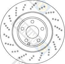 Textar Frana disc Disc frana Textar 92289905 (TEXTAR92289905)