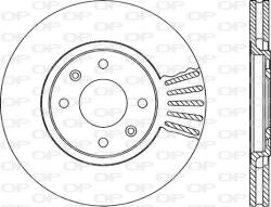 Delphi Frana disc Disc frana Delphi BG2872 (DELPHIBG2872)