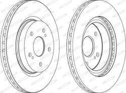 Ferodo Frana disc Disc frana Ferodo DDF1635C (FERODODDF1635C)