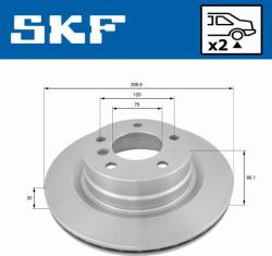SKF Frana disc Disc frana SKF VKBD 90031 V2 (SKFVKBD90031V2)