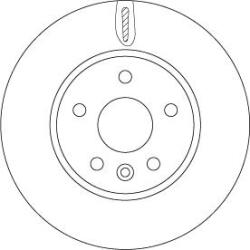 TRW Frana disc Disc frana TRW DF6819 (TRWDF6819)
