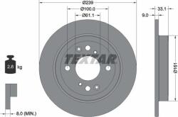 Textar 92304403 - Disc frana spate - stanga / dreapta - fara pivot de fixare a rotii HONDA JAZZ IV 1.3 09.15 - - Textar-92304403 (TEXTAR92304403)
