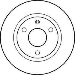 LPR C1181P - DISC FRANA - compatibil Citroen. Peugeot - LPR-C1181P (LPRC1181P)