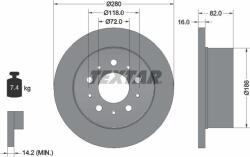 Textar Frana disc Disc frana Textar 92157403 (TEXTAR92157403)