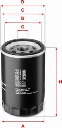 Sofima Filtru ulei Sofima S 2030 R - compatibil Audi, Porsche, Vw, Seat - Sofima-S 2030 R (SOFIMAS2030R)