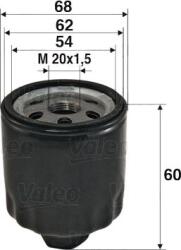 Valeo Filtru ulei Valeo 586011 - compatibil Renault, Nissan, Dacia (VALEO586011)