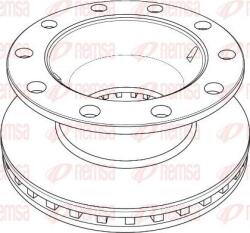Ferodo Frana disc Disc frana Ferodo FCR280A (FERODOFCR280A)