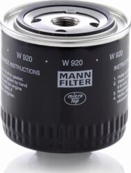 Mann-Filter Filtru ulei Mann-Filter W 920 (MANNFILTERW920)