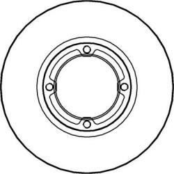 Delphi BG3551 - DISC FRANA - compatibil Chevrolet - Delphi-BG3551 (DELPHIBG3551)