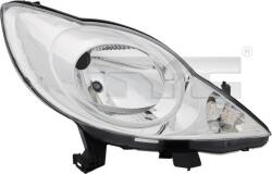 TYC Faruri, piese componente Far, Insertie TYC 20-11608-05-2 - compatibil Peugeot (TYC2011608052)