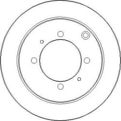 Delphi Frana disc Disc frana Delphi BG3400 - compatibil Hyundai, Kia, Mitsubishi (DELPHIBG3400)
