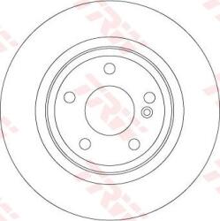 TRW DF6886 - Disc frana spate - stanga / dreapta - INFINITI Q30. QX30 1.5D - 2.2D 11.15 - - TRW-DF6886 (TRWDF6886)