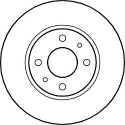 Delphi Frana disc Disc frana Delphi BG2322 (DELPHIBG2322)