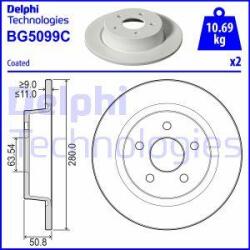 Delphi Frana disc Disc frana Delphi BG5099C (DELPHIBG5099C)