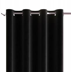Markizeta Velvi kész velúr függöny, 140×250cm, fekete, 100% poliészter (VELVI0/ZGP/111/140250/1)
