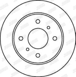 Delphi Frana disc Disc frana Delphi BG2633 - compatibil Nissan (DELPHIBG2633)