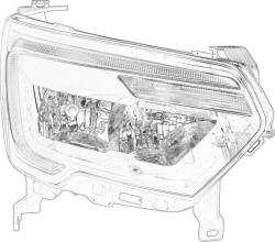 Renault Faruri, piese componente Far, Insertie Renault 260105567R - compatibil Renault (RENAULT260105567R)
