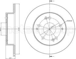 TRW DF6026 - Disc frana spate - stanga / dreapta - HONDA CIVIC VII. INTEGRA 1.4 - 1.6 - 2.0 11.00 - - TRW-DF6026 (TRWDF6026)