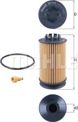 Mahle Filtru ulei Mahle OX 1175D (MAHLEOX1175D)