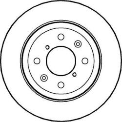 Ferodo Frana disc Disc frana Ferodo DDF1509C - compatibil Opel, Vauxhall, Suzuki, Subaru (FERODODDF1509C)