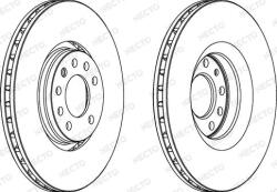 Ferodo Frana disc Disc frana Ferodo DDF1237C-1 (FERODODDF1237C1)