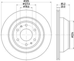 Textar Frana disc Disc frana Textar 92271103 (TEXTAR92271103)