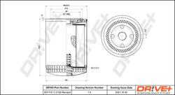 Dr! ve+ Filtru ulei Dr! ve+ DP1110.11. 0182 - compatibil Alfa, Porsche, Lancia, Renault - Dr! ve+ (DRVEDP1110110182)