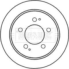 Delphi Frana disc Disc frana Delphi BG4220 - compatibil Ssangyong (DELPHIBG4220)