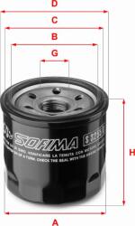 Sofima Filtru ulei Sofima S 3255 R - compatibil Opel, Vauxhall, Suzuki, Daihatsu - Sofima-S 3255 R (SOFIMAS3255R)