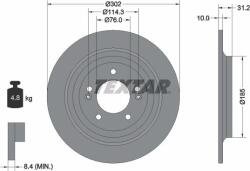 Textar Frana disc Disc frana Textar 92293403 (TEXTAR92293403)