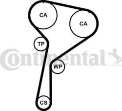 Continental Set curea distributie Continental CT1244WP1 - compatibil Dacia, Nissan, Renault (CONTINENTALCT1244WP1)