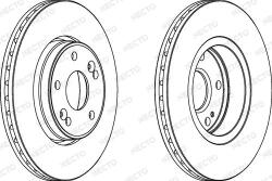 Delphi Frana disc Disc frana Delphi BG3733 (DELPHIBG3733)