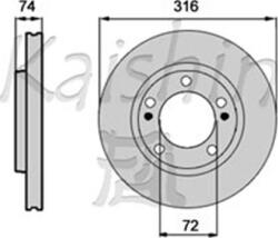 Textar Frana disc Disc frana Textar 92227700 (TEXTAR92227700)