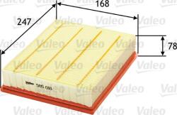 Valeo Filtru aer Valeo 585018 - compatibil Bmw, Audi, Alpina, Vauxhall (VALEO585018)