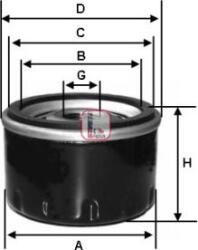 Sofima FILTRU ULEI - compatibil Rover. Land. Mg - Sofima-S 7230 R (SOFIMAS7230R)
